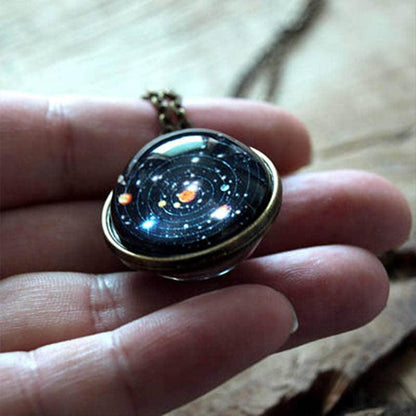Collier amulette de protection Galaxie