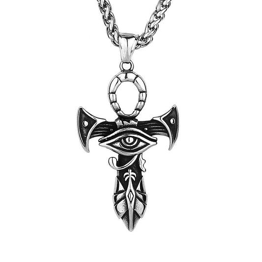 Collier amulette égyptienne œil d'Horus